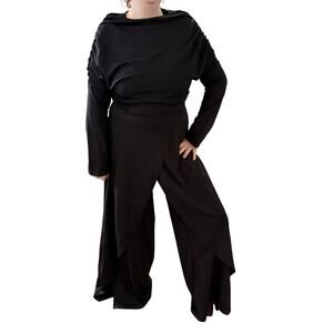 Black Stretchy Jumpsuit